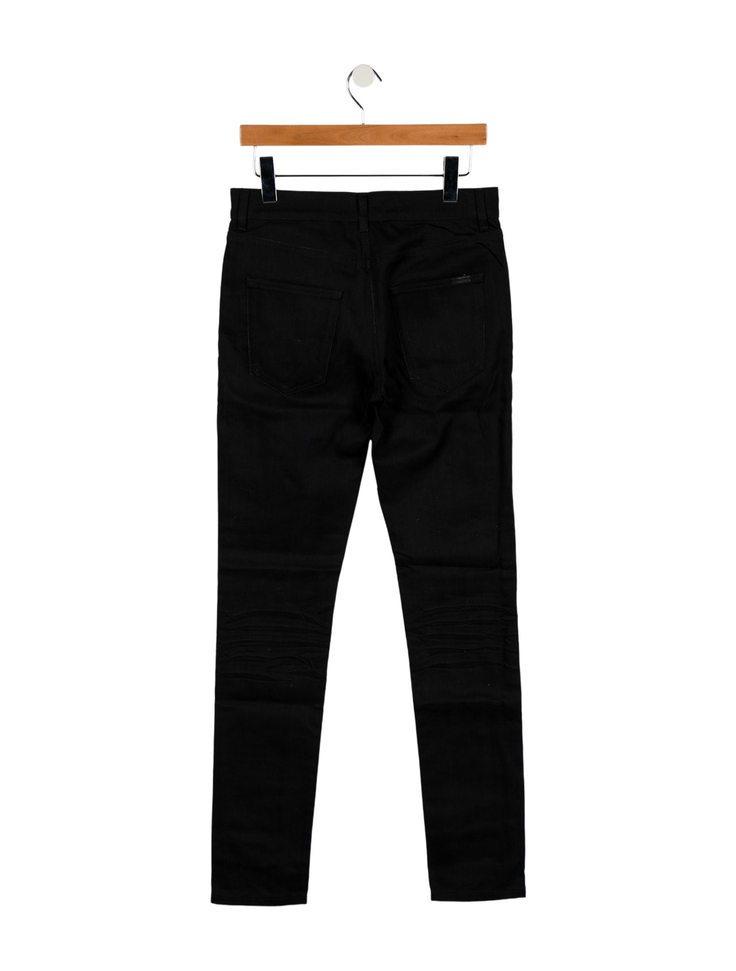 Saint Laurent Mid-Rise Straight Leg Jeans w/ Tags
