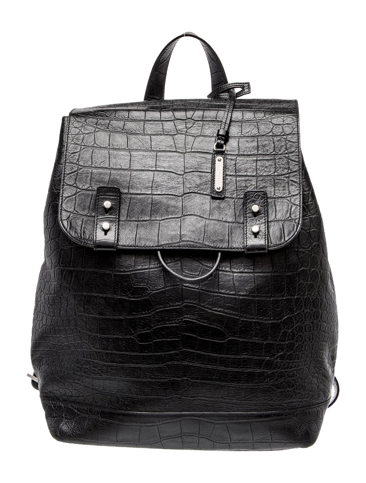 Saint Laurent Embossed Leather Sac De Jour
