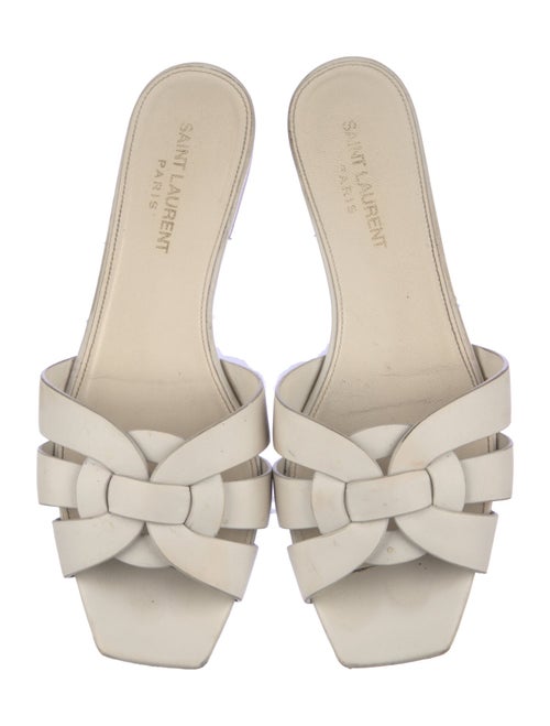 Saint Laurent Leather Slides