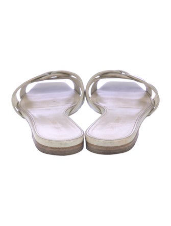 Saint Laurent Leather Slides