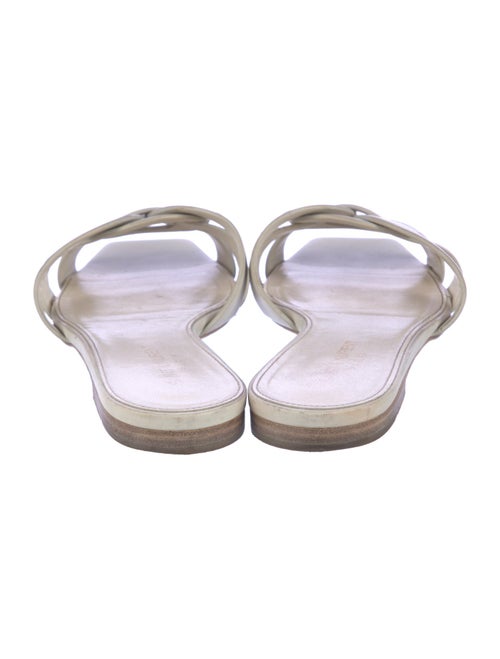 Saint Laurent Leather Slides