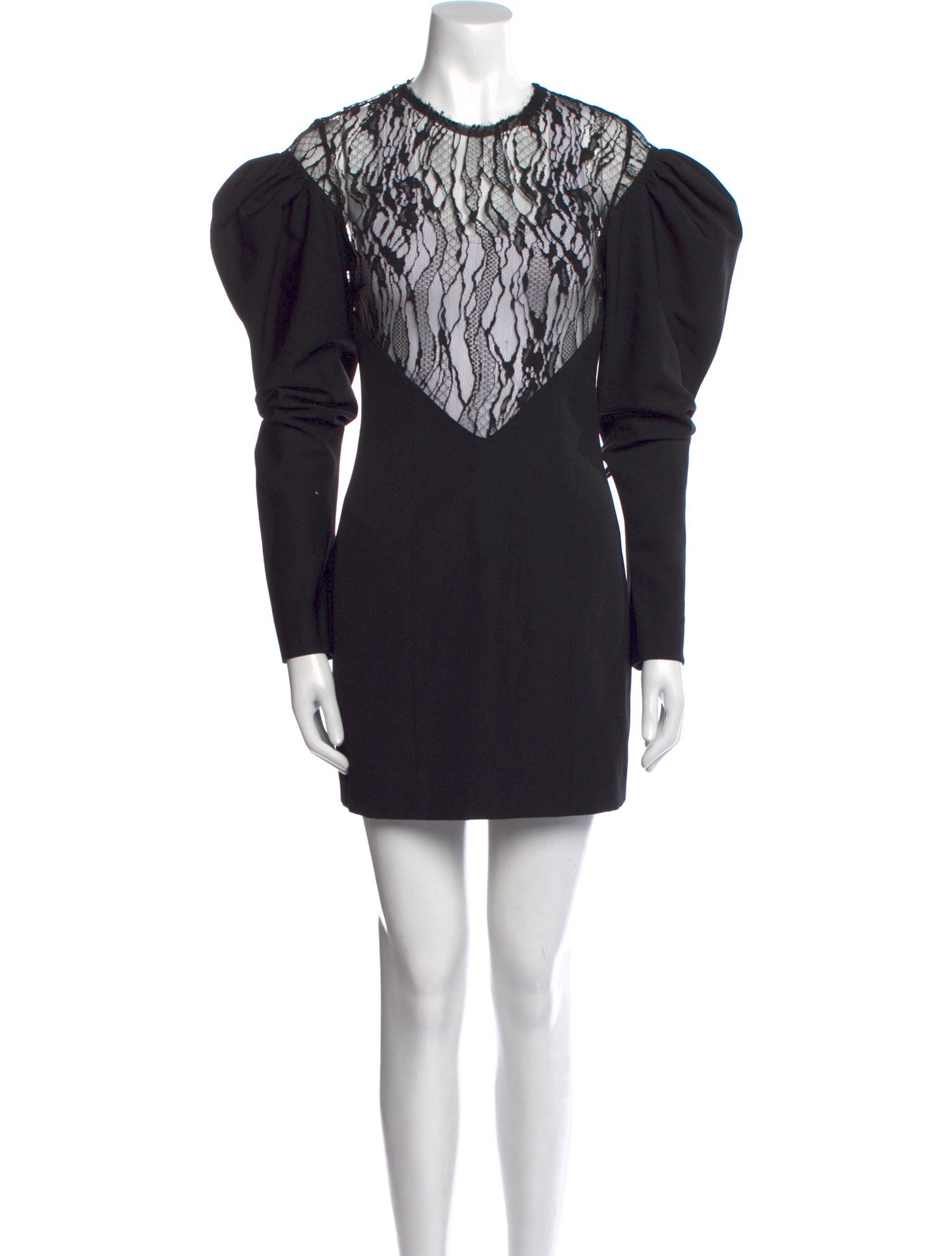 Saint Laurent Virgin Wool Mini Dress w/ Tags