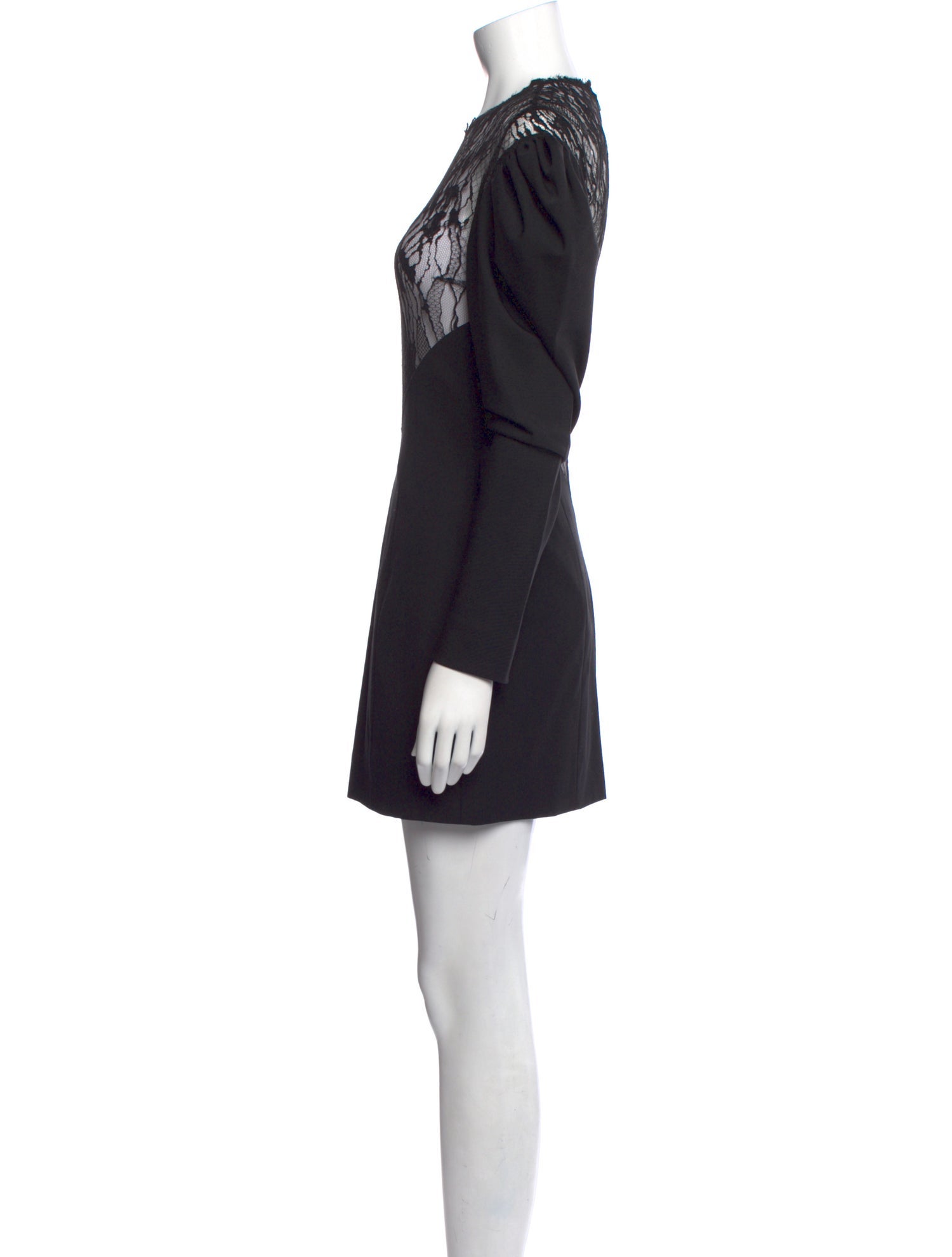 Saint Laurent Virgin Wool Mini Dress w/ Tags