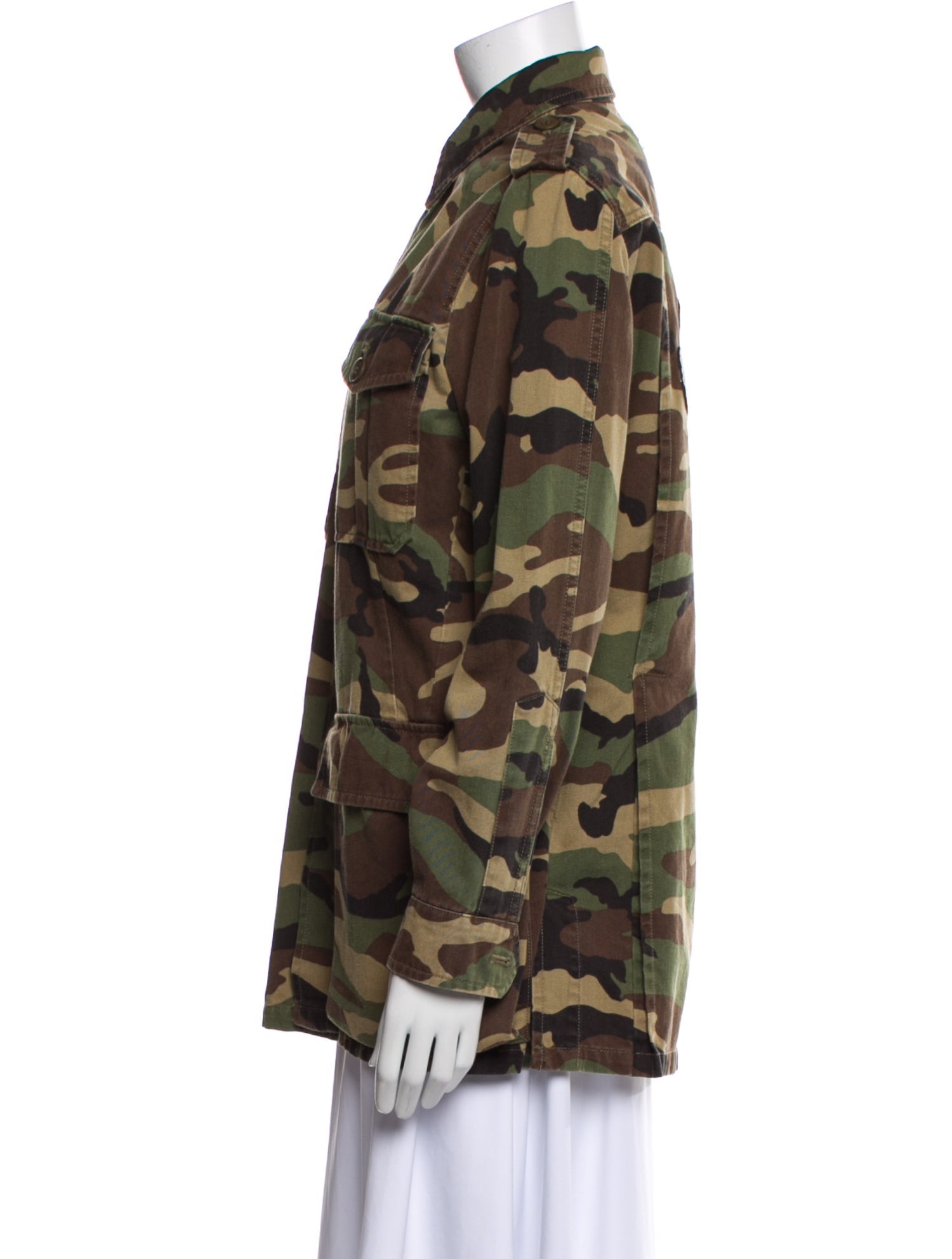 Saint Laurent Printed Utility Jacket