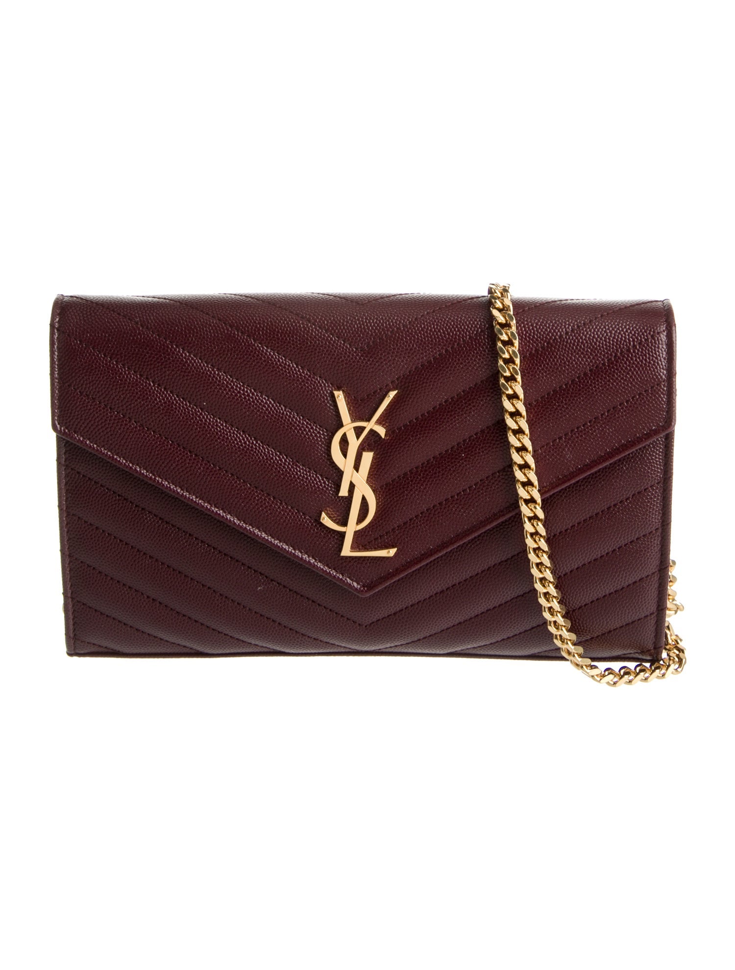 Saint Laurent Chevron Shoulder Bag