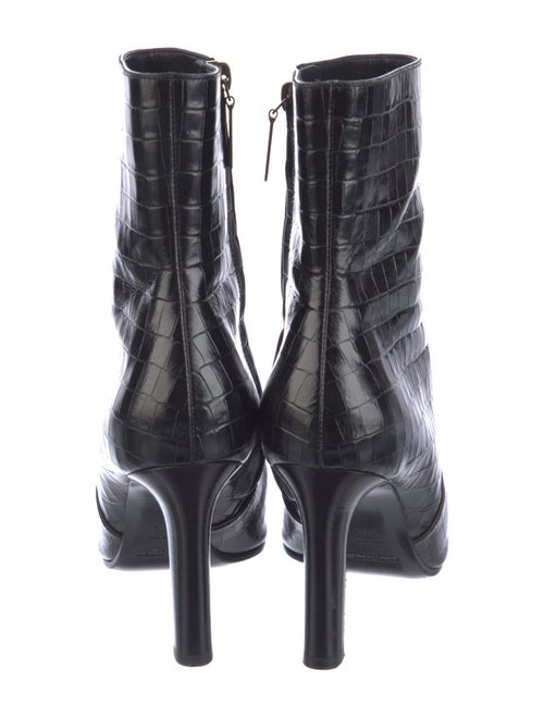 Saint Laurent Embossed Leather Boots