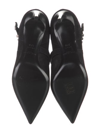 Saint Laurent Suede Mules