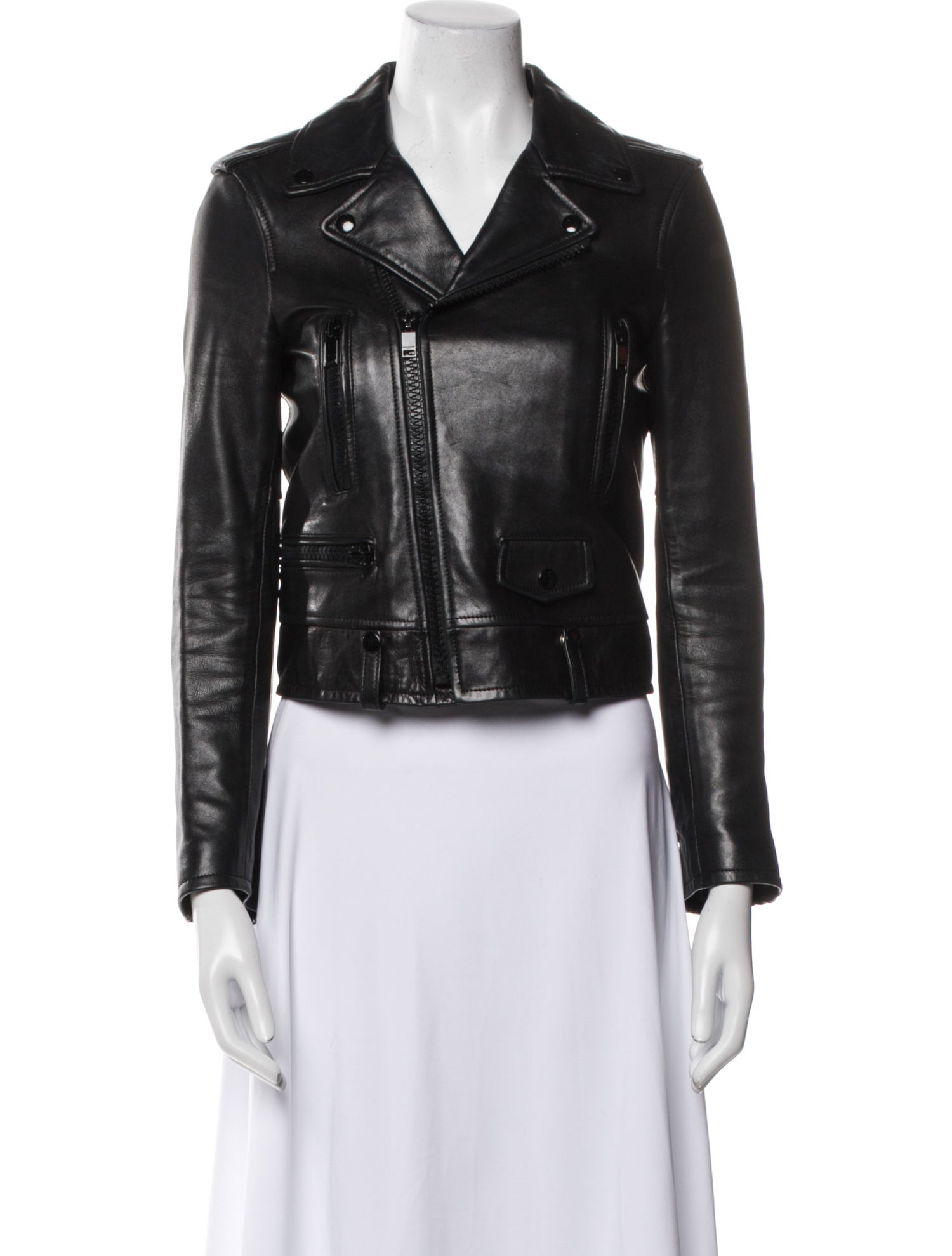 Saint Laurent Leather Biker Jacket