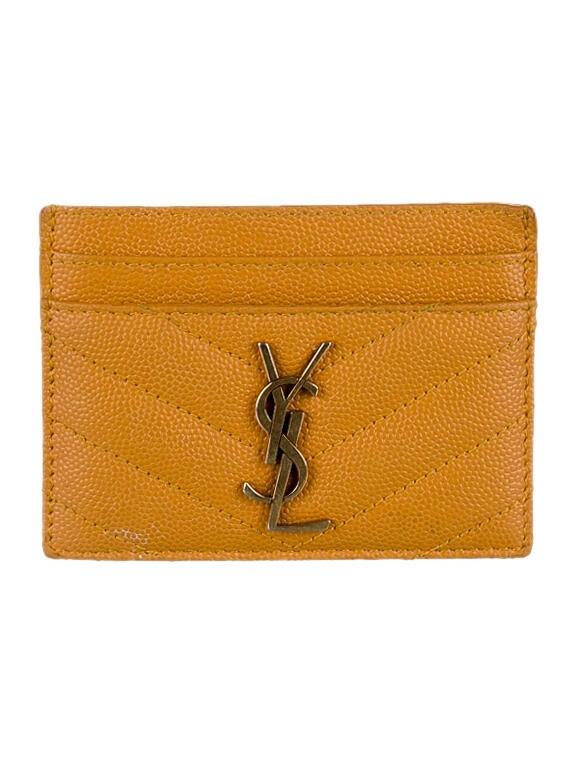 Saint Laurent 2020 Leather Card Holder
