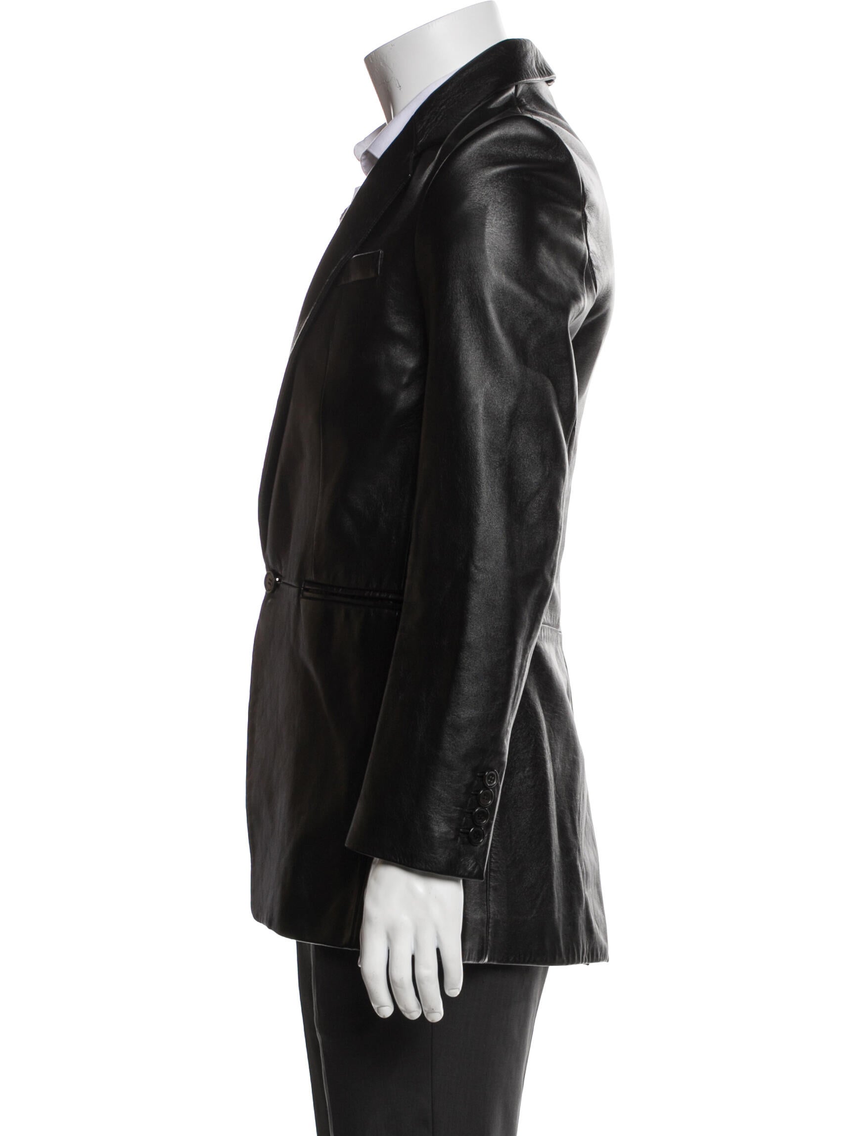 Saint Laurent 2021 Lambskin Moto Jacket