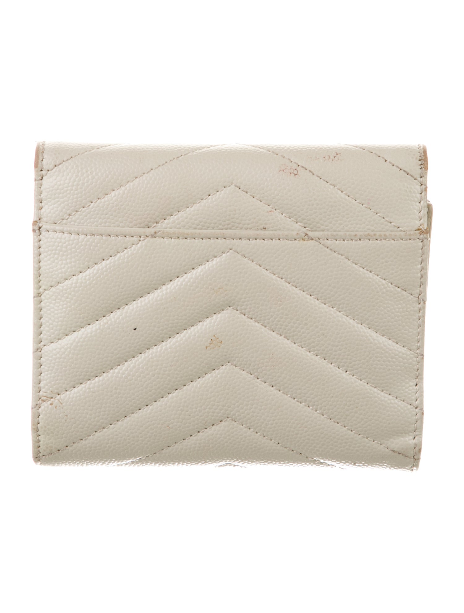 Saint Laurent 2021 Leather Compact Wallet