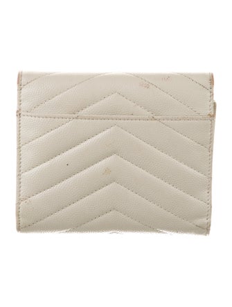 Saint Laurent 2021 Leather Compact Wallet