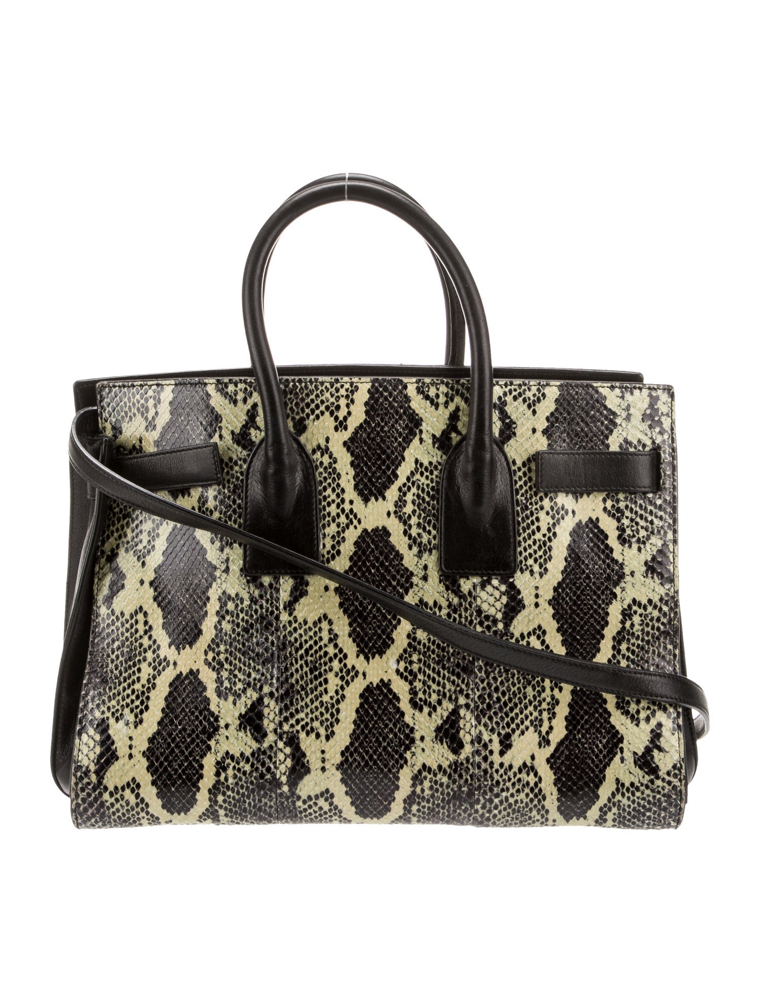 Saint Laurent Snakeskin Sac De Jour Small