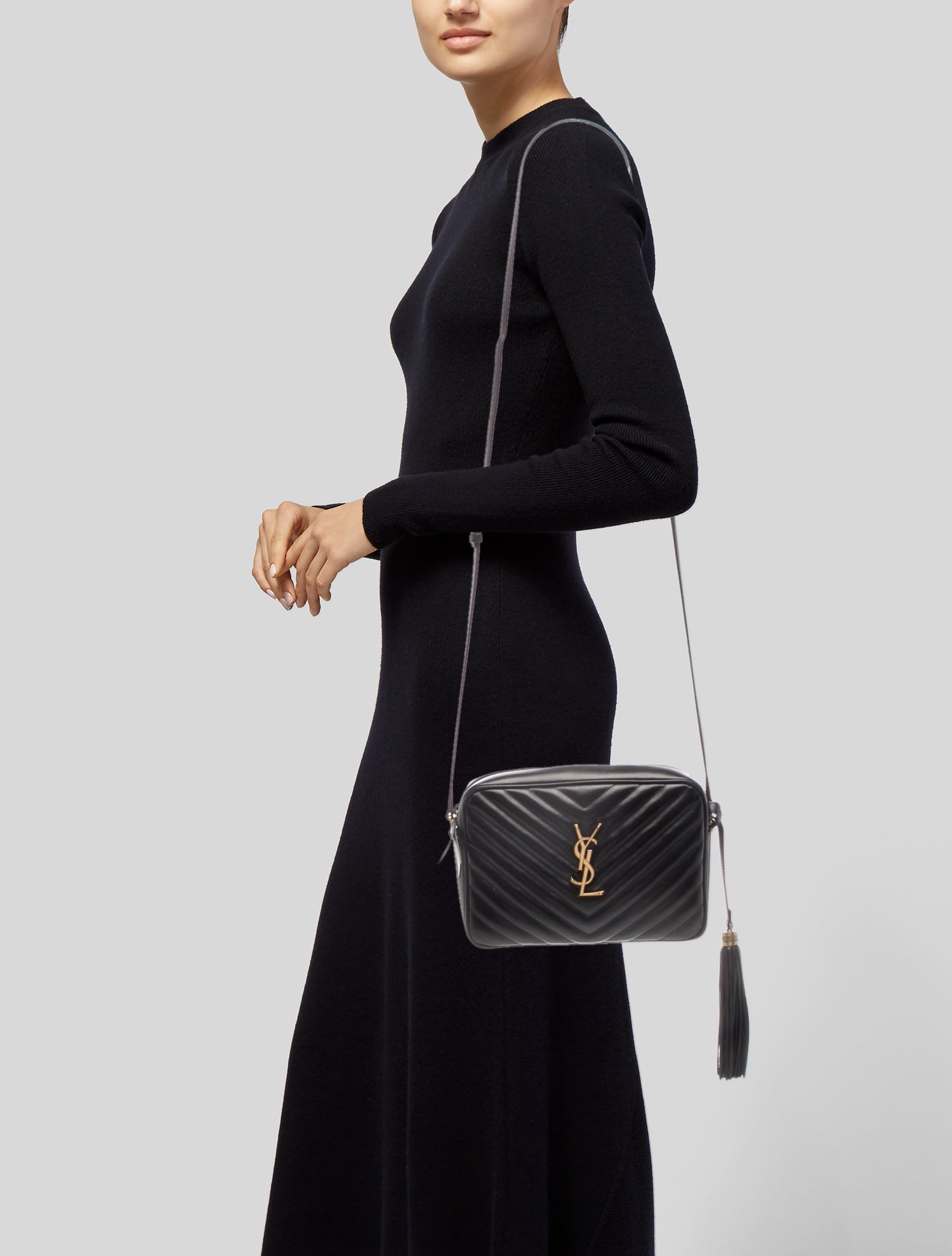 Saint Laurent Leather Lou Camera