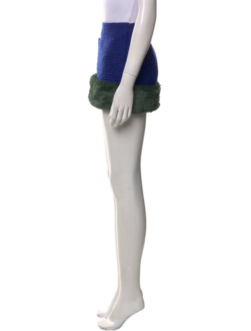 Saint Laurent Virgin Wool Mini Skirt