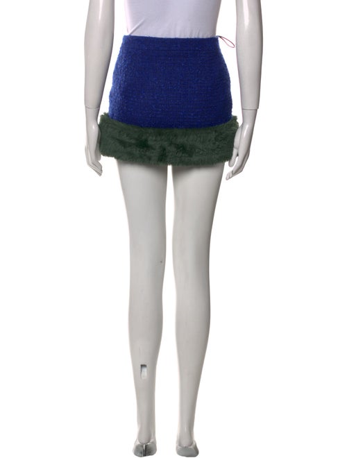 Saint Laurent Virgin Wool Mini Skirt