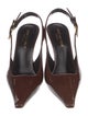 Saint Laurent Patent Leather Slingback Pumps