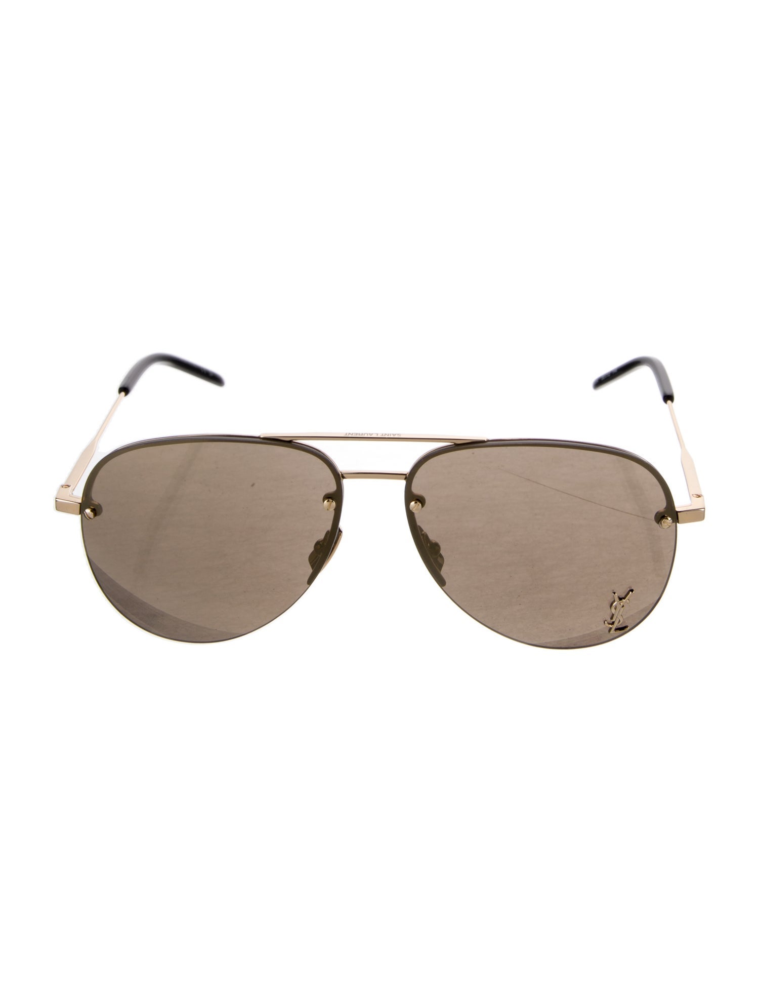 Saint Laurent Classic 11 Aviator Sunglasses