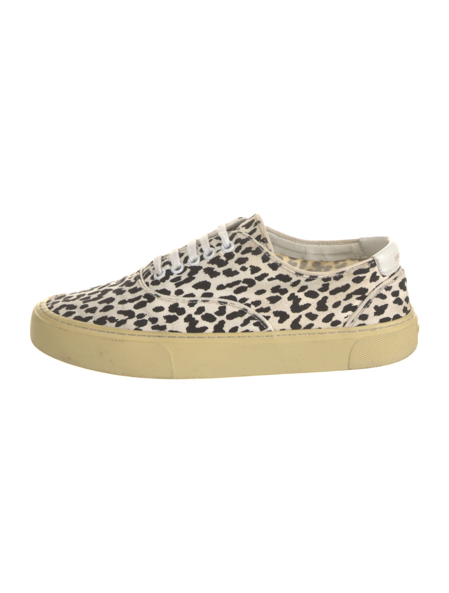 Saint Laurent Canvas Animal Print Sneakers