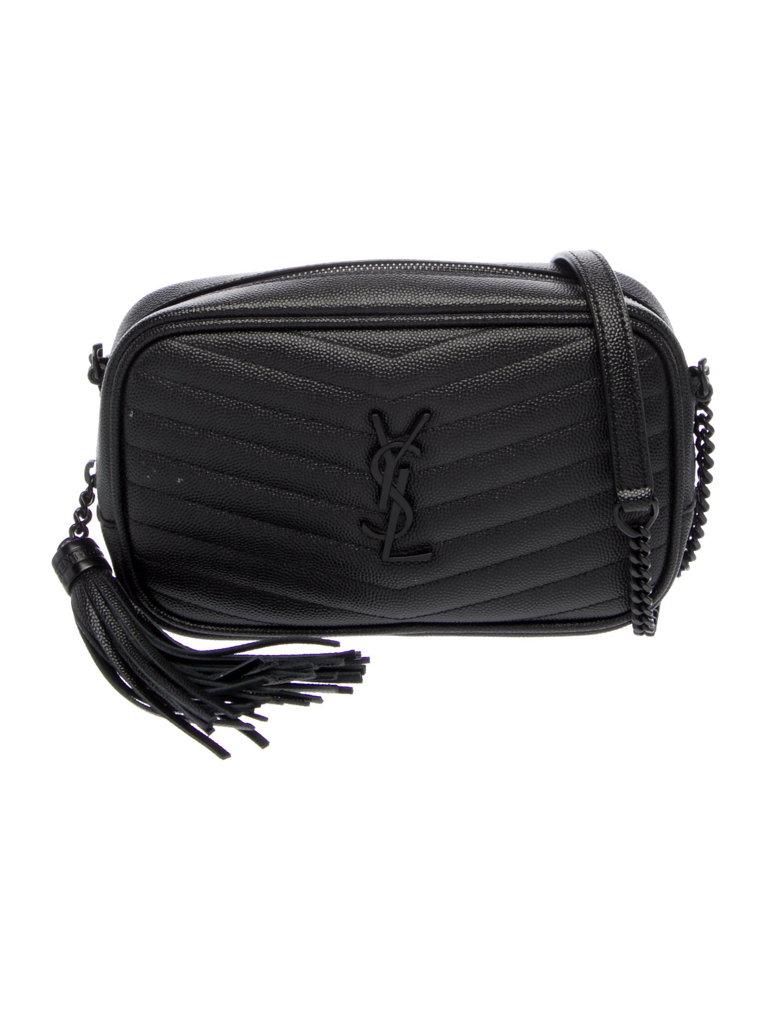 Saint Laurent Caviar Leather Lou Camera 2022