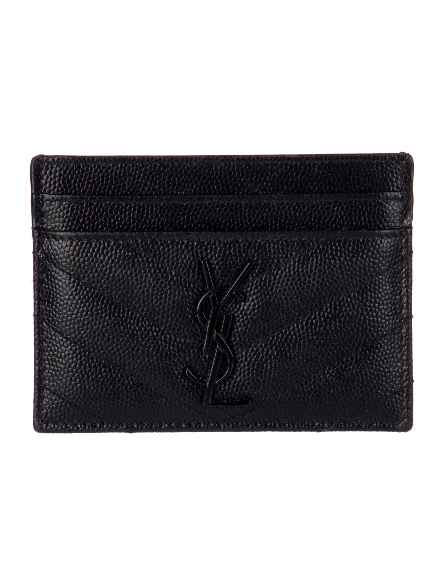 Saint Laurent 2015 Leather Card Holder