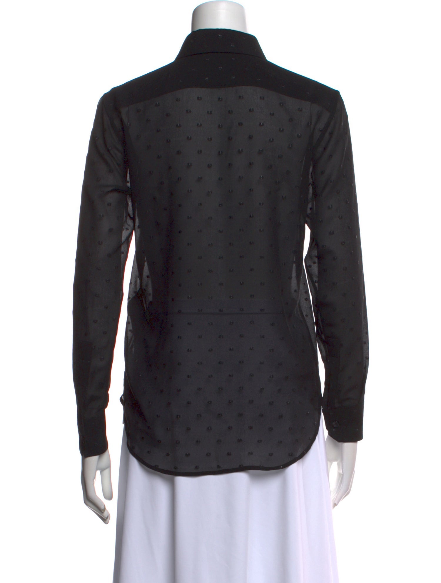 Saint Laurent 2019 Silk Button-Up Top