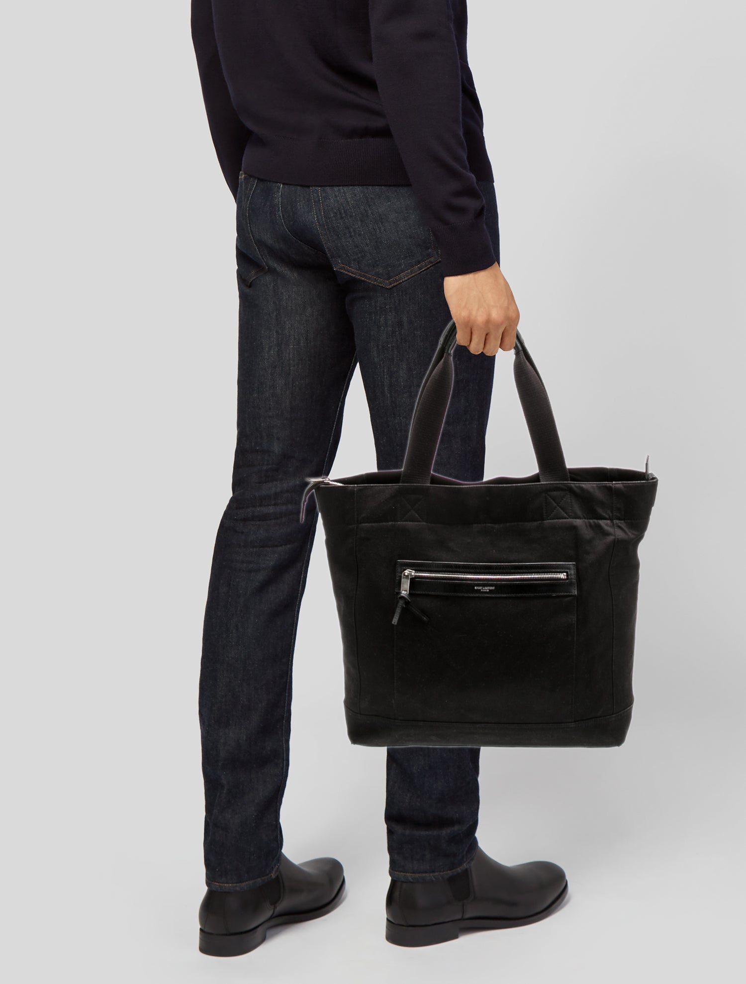 Saint Laurent Canvas Tote