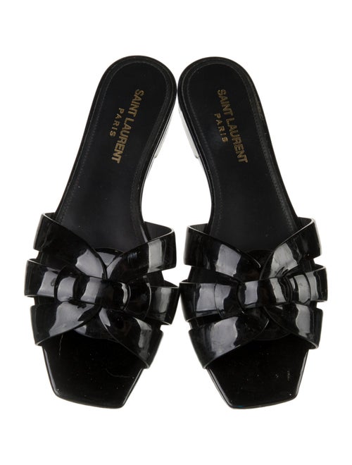 Saint Laurent Patent Leather Slides