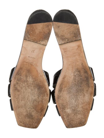 Saint Laurent Patent Leather Slides