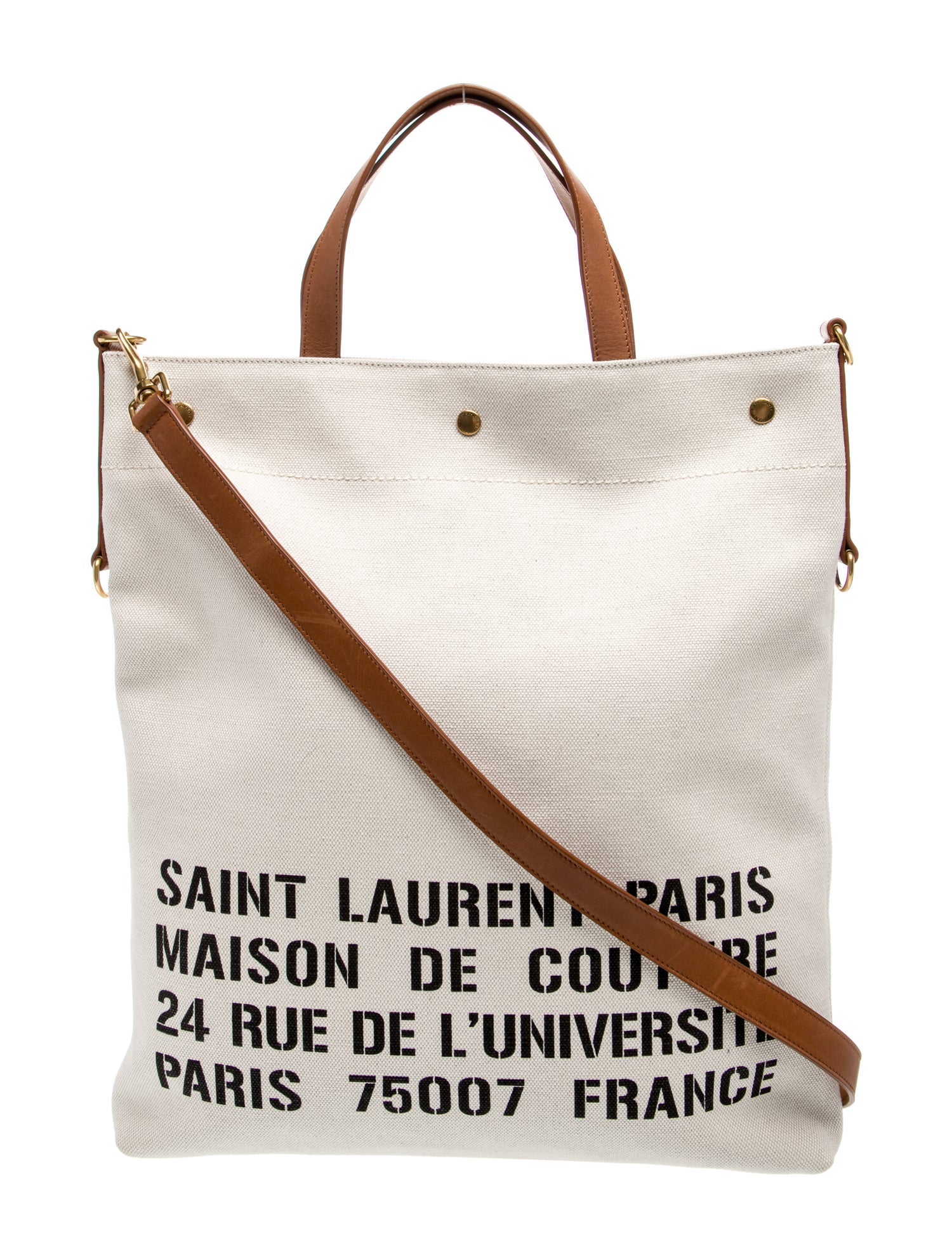 Saint Laurent Canvas Crossbody Bag 2022 w/ Tags