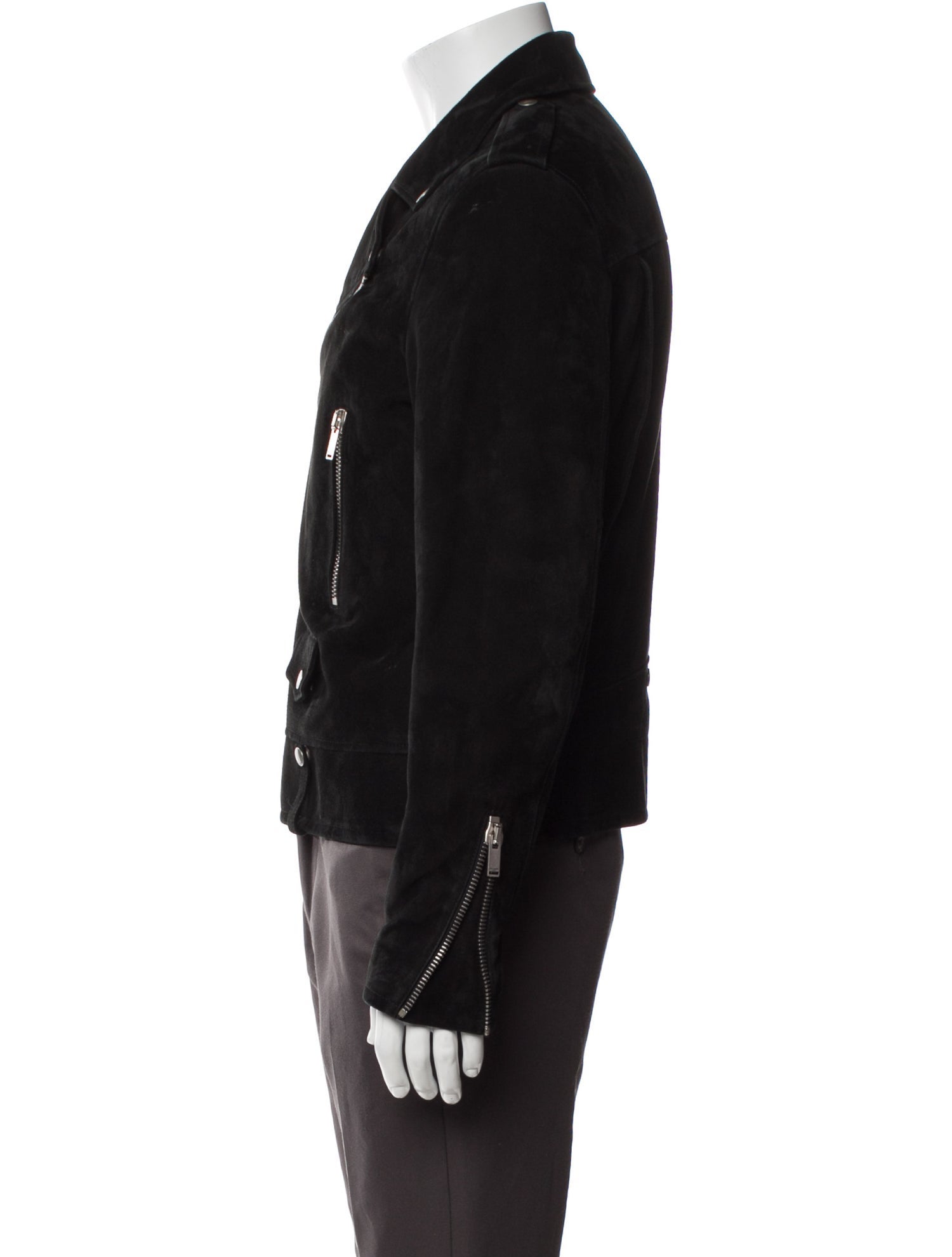 Saint Laurent 2017 Lamb Leather Moto Jacket