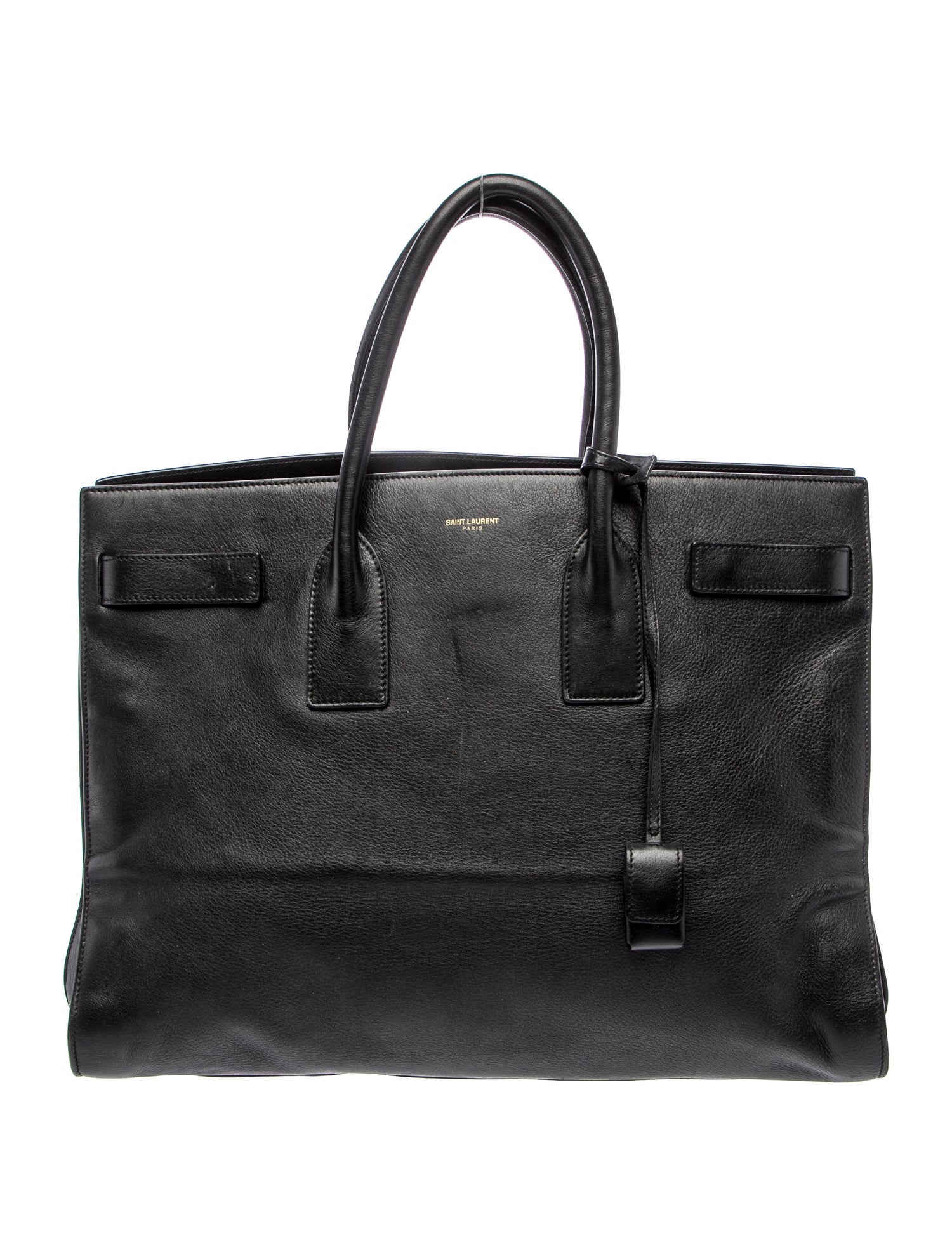 Saint Laurent Leather Sac De Jour Large