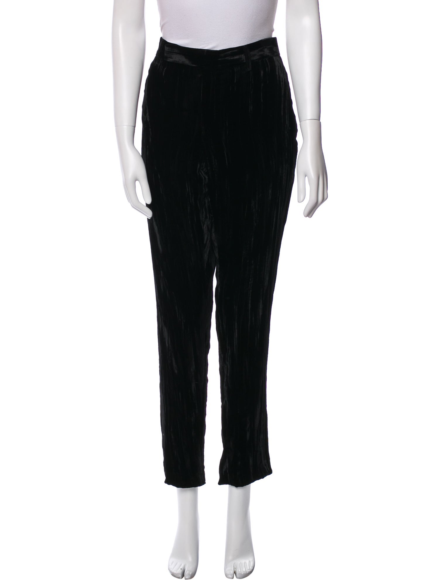 Saint Laurent Virgin Wool Straight Leg Pants