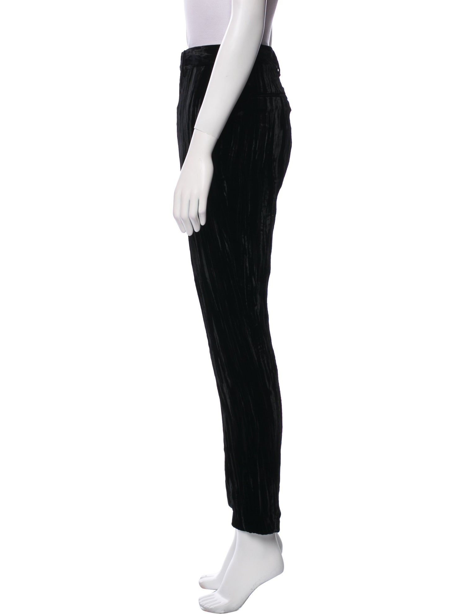 Saint Laurent Virgin Wool Straight Leg Pants