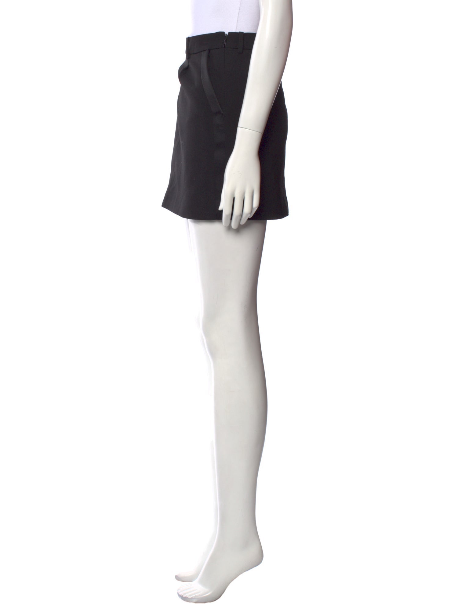 Saint Laurent Virgin Wool Mini Skirt