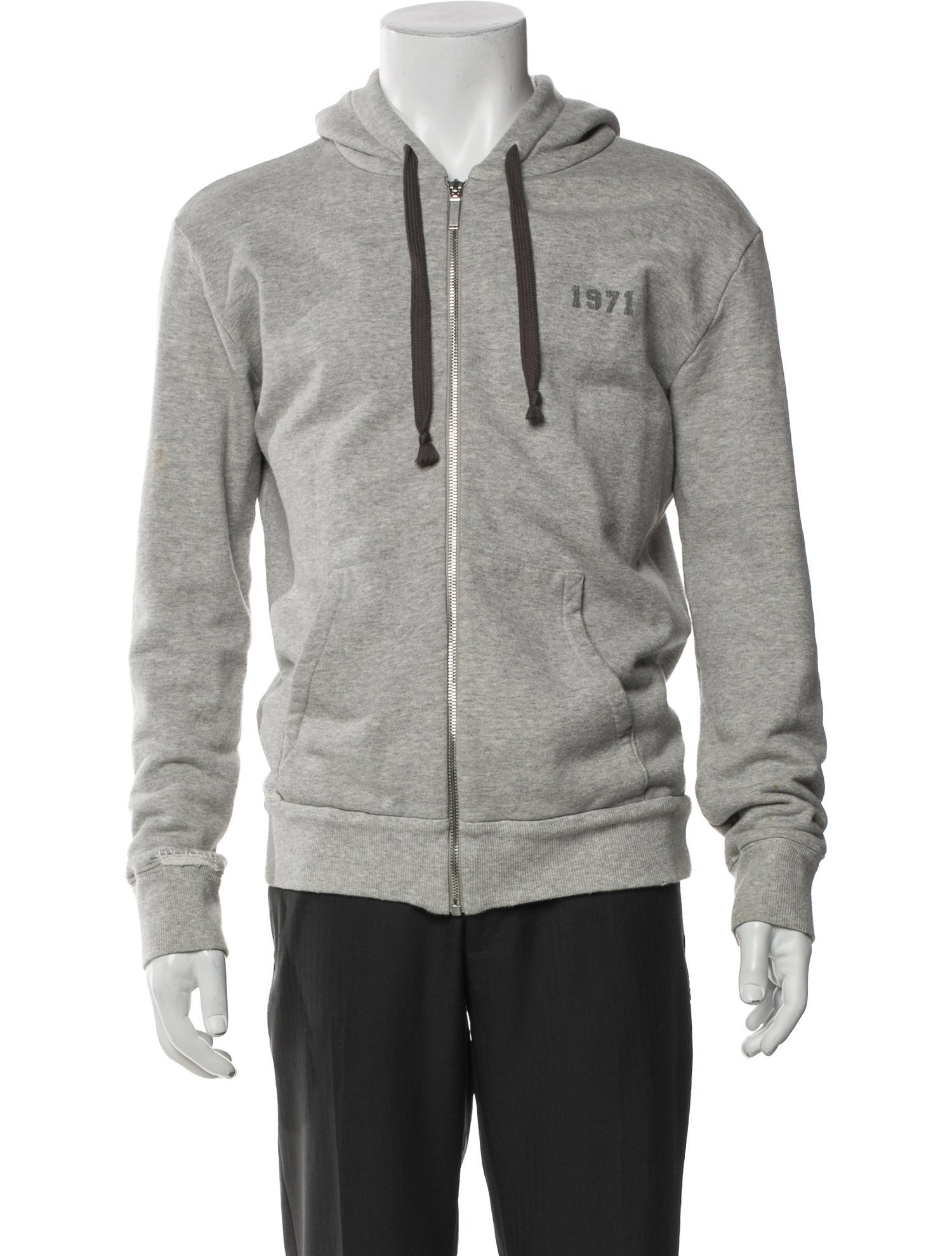 Saint Laurent 2017 V-Neck Hoodie