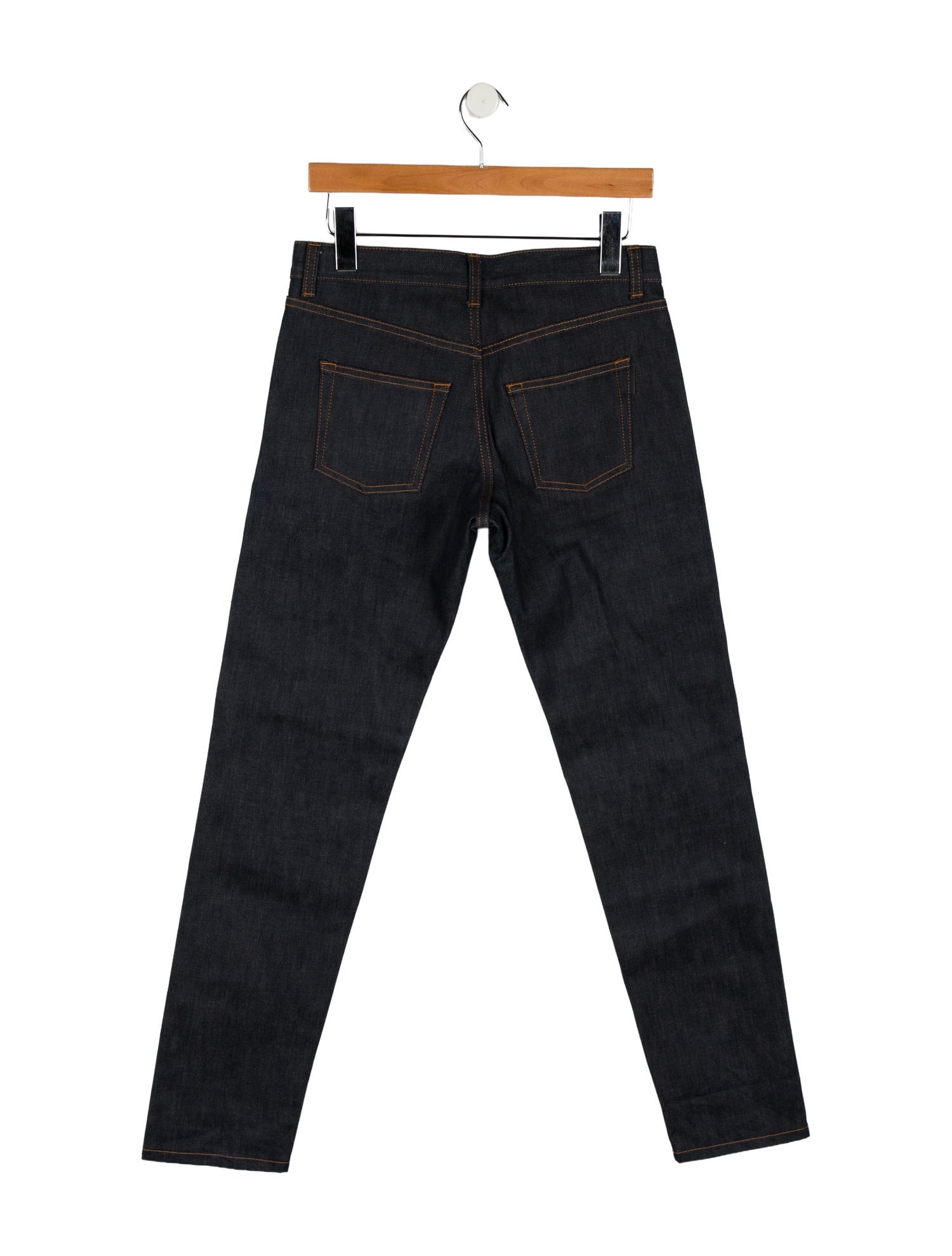 Saint Laurent Mid-Rise Straight Leg Jeans w/ Tags