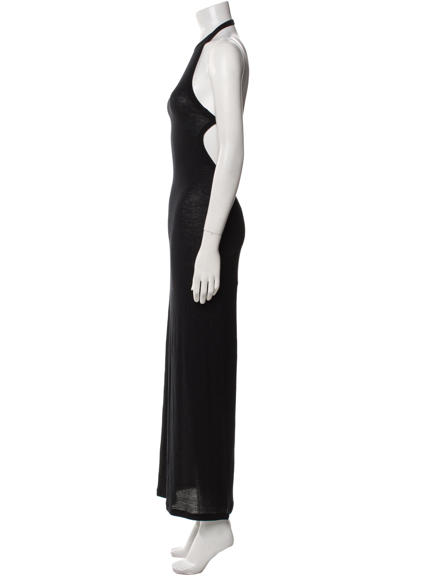 Saint Laurent Halterneck Long Dress