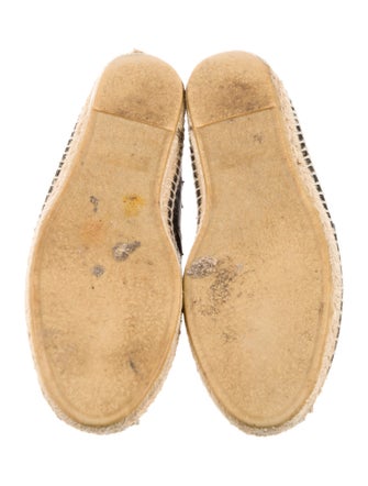 Saint Laurent Leather Printed Espadrilles