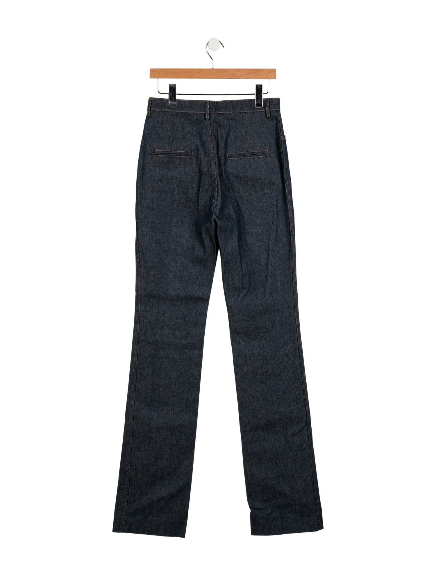 Saint Laurent High-Rise Wide Leg Jeans w/ Tags