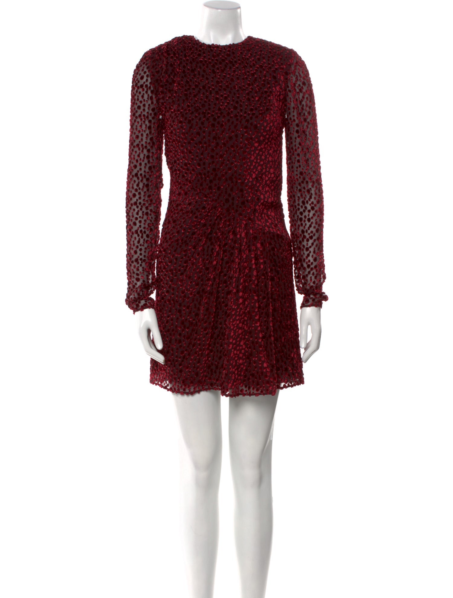 Saint Laurent Printed Mini Dress