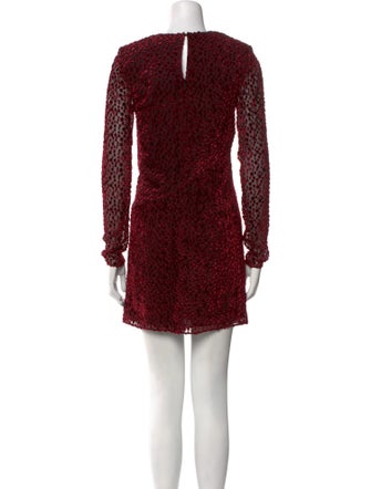 Saint Laurent Printed Mini Dress