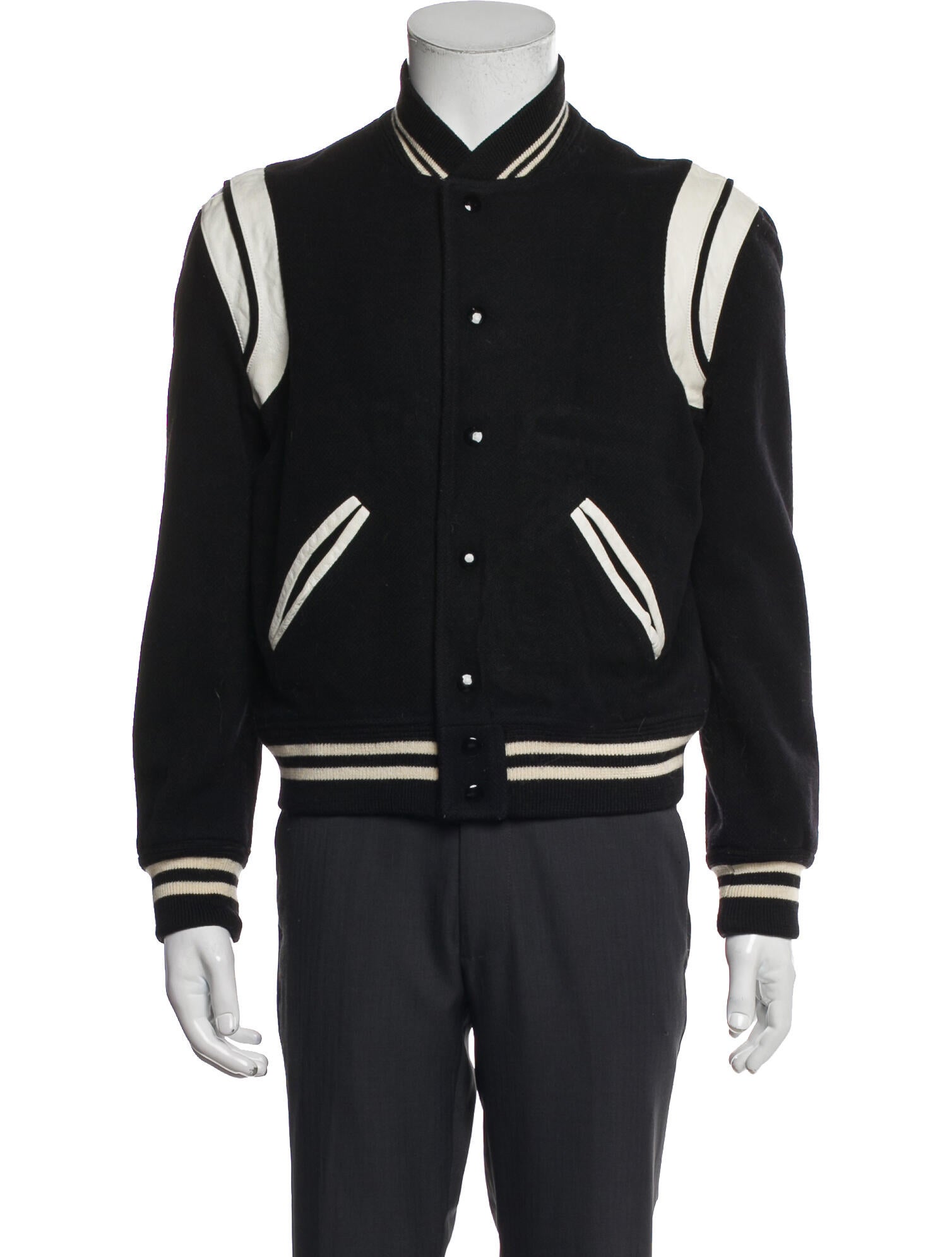 Saint Laurent 2015 Teddy Varsity Jacket