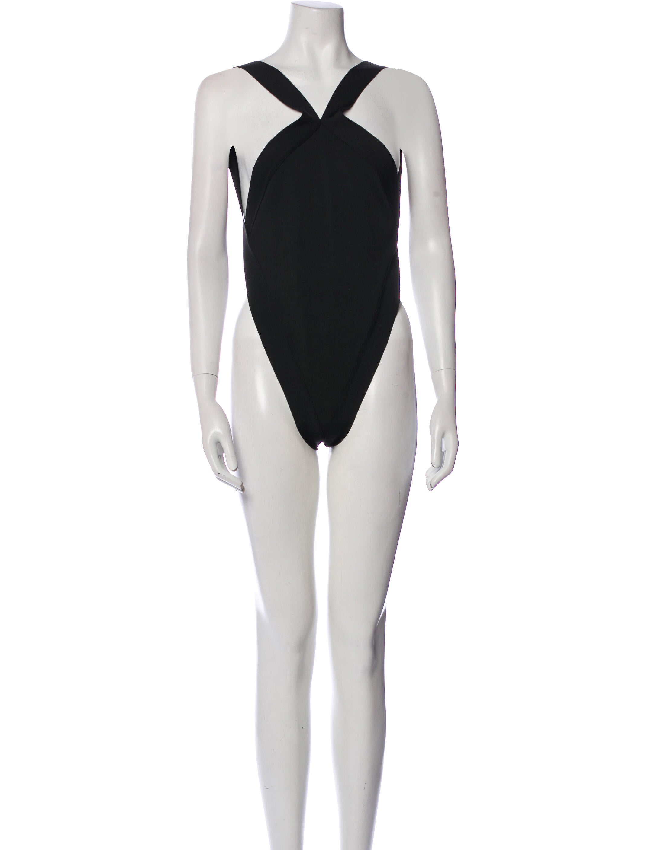 Saint Laurent 2023 Halterneck Bodysuit w/ Tags