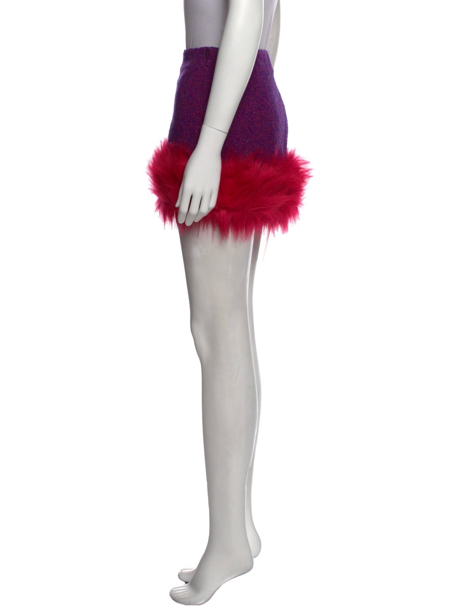 Saint Laurent Wool Mini Skirt w/ Tags