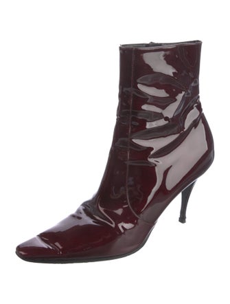 Saint Laurent Patent Leather Sock Boots