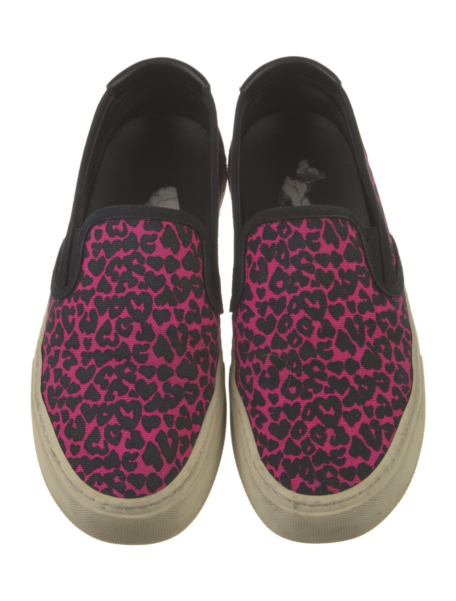 Saint Laurent Canvas Printed Sneakers