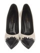 Saint Laurent Leather Colorblock Pattern Pumps