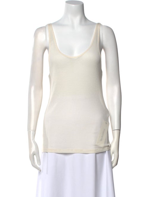 Saint Laurent Wool Scoop Neck Top