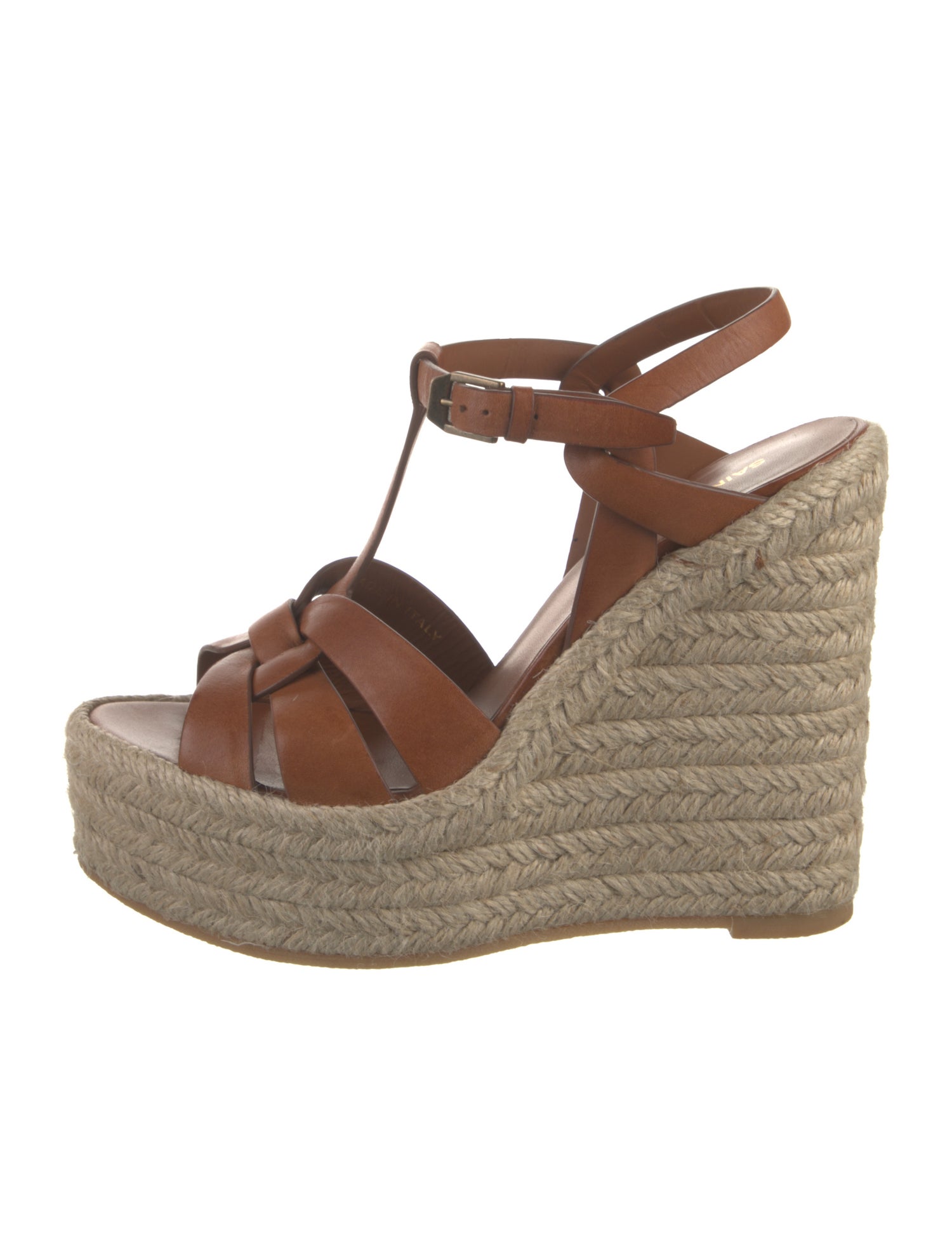 Saint Laurent Leather Espadrilles